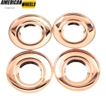 4pcs BBS 154mm 6 1/16in Wheel Center Fitment #09.23.502 Rose Gold