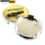 4pcs Muscle Car Sign 65mm 2 9/16in Wheel Center Caps #BR3Z-1130-B Silver Base - 20214967CH[14930+13665CH]x4 - Image 6