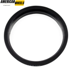 4pcs 73mm 2 27/32in Reducing Ring Auto Parts Black - Image 3