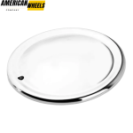 1pc Baby Moon 210mm 8 1/4in Wheel Center Cap Chrome - Image 4