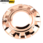 4pcs BBS 163mm 6 13/32in Hub Cover Ring #09.24.187 Rose Gold - Image 5