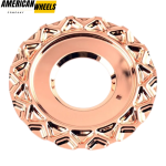 4pcs BBS 151mm 5 15/16in Wheel Center Cap Parts #09.24.038 Rose Gold - 20214671RG - Image 3