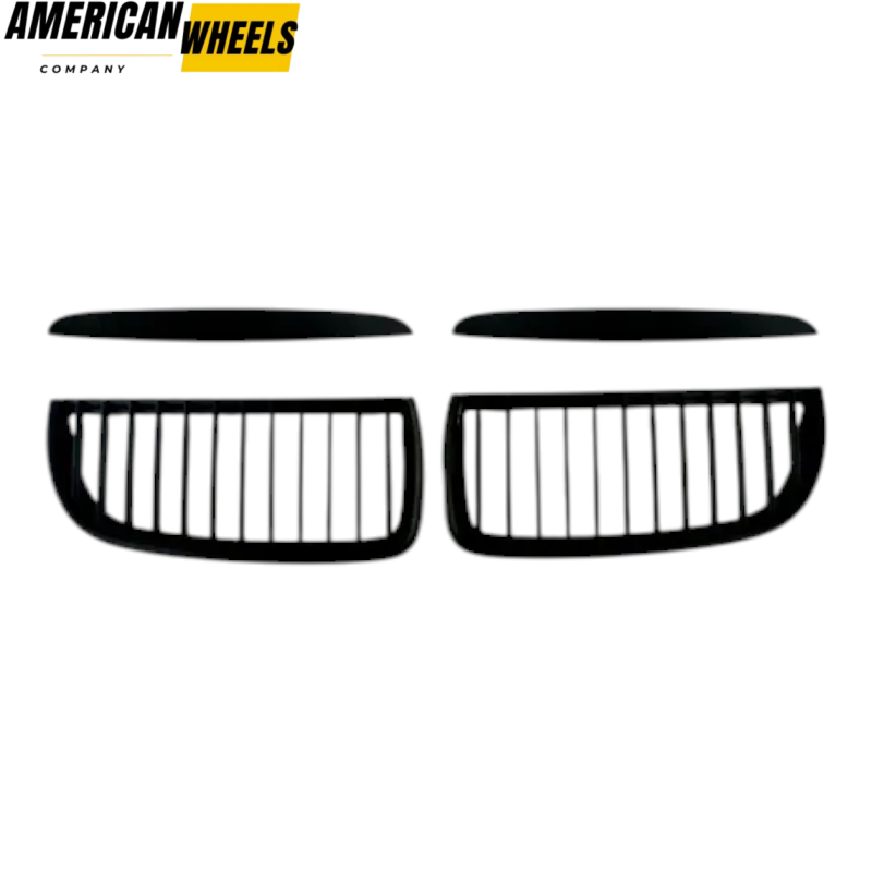 c32e1810-aff2-4bec-b9a0-5385f4065625 BMW Matte Black Front Kidney Grills for 3 Series E90 - 21623100 - Image 1