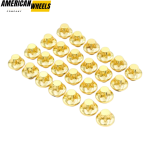 100pcs Wheel Nut Rim Lip Rivet Decorate - 23112200GDx100 - Image 2