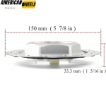 Golf G60 BBS RZ Wheel Center Caps for 09.24.137 09.23.264 150mm 5 7/8in - 20277029 - Image 7