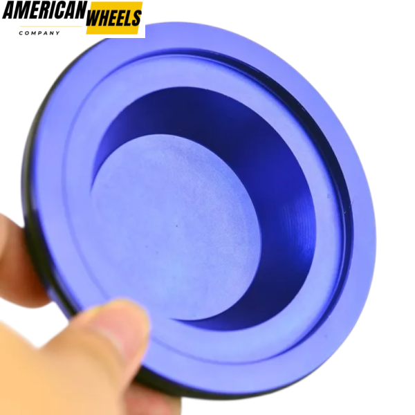 1pc Universal 106mm 4 3/16in Wheel center Cap Blue - Image 6