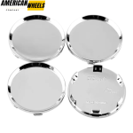 64mm (2.52in) Saturn Vauxhall Opel Wheel Center Caps #93358015 - Image 13