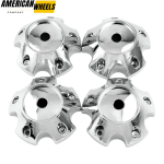 4pcs 112mm 4 13/32in Wheel Center Caps 5 Lug Nuts
