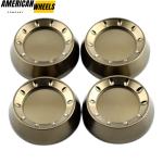 4pcs RAYS Volk Racing CE28 67mm 2 5/8in Wheel Center Caps Metal Brown