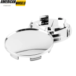 100pcs Wholesale Plain 68mm 2 11/16in Wheel Center Caps #654F Chrome - Image 6