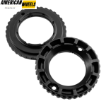 4pcs Rays 80mm 3 5/32in Wheel Center Caps Black - Image 4