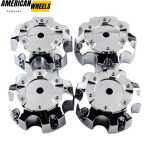 4pcs STATUS 135mm 5 5/16in Wheel Center Caps #C803502CAP Silver