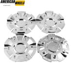 4pcs 2Crave 172mm 6 3/4in Wheel Center Caps #C607701CAP Silver - Image 2