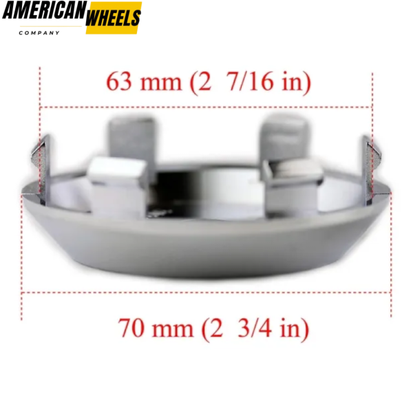 4pcs Initial Drift Onomatopoeia 70mm 2 3/4in Wheel Center Caps - Image 11