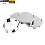 100pcs Wholesale General 51mm 2in Plain Wheel Center Caps Silver - Image 6