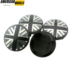 4pcs MINI Union Jack 55mm 2 5/32in Wheel Center Caps #3613 1171069 - 20213352[13223GY+13295]x4 - Image 3