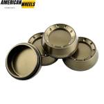 4pcs RAYS Volk Racing CE28 67mm 2 5/8in Wheel Center Caps Metal Brown - Image 3