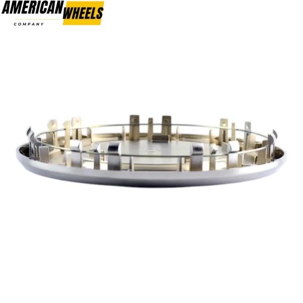 1pc Cadillac 203mm 8in Wheel Center Cap #9596649 Silver - Image 2