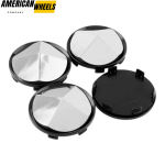 4pcs Saturn Vauxhall Opel 64mm 2 1/2in Wheel Center Caps #13214658 Black Base - 20277066BKx4[14371+13575BK]x4 - Image 4