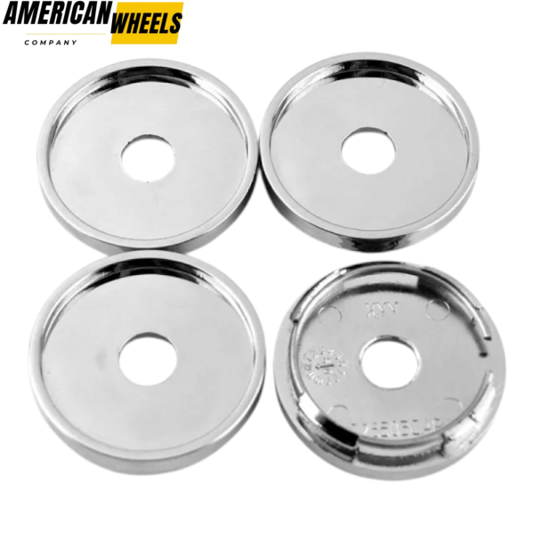 Custom Chrome 50mm Wheel Center Caps For Alfa Romeo #60511671 - 20214152 - Image 5