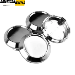 60mm (2.36in) Work Wheel Center Caps Chrome - 20214154 - Image 4