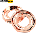 4pcs BBS 102mm 4in Wheel Center Caps #09.24.206 Rose Gold - 20214673RG - Image 7