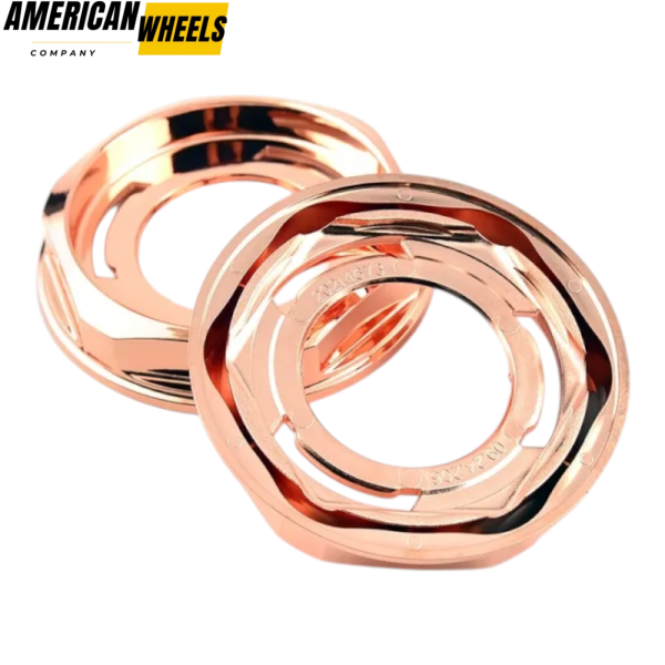 4pcs BBS 102mm 4in Wheel Center Caps #09.24.206 Rose Gold - 20214673RG - Image 7