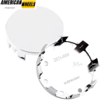 57mm (2.24in) Linco1n Mark Series Wheel Center Caps #G769B - Image 5