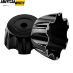 4pcs 126mm 4 15/16in Wheel Center Caps Black - Image 5