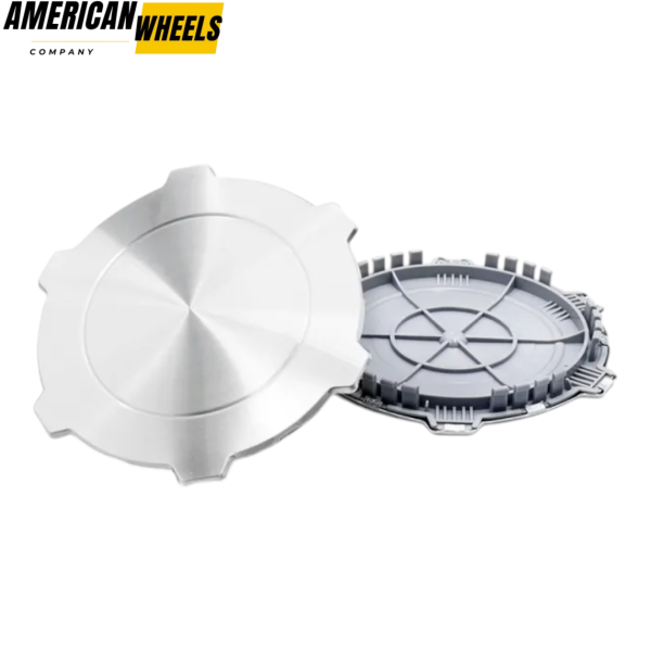 1pc Chevrolet 220mm 8 21/32in Wheel Center Hub Caps Silver - 20274095 - Image 3