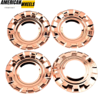 4pcs BBS 163mm 6 13/32in Hub Cover Ring #09.24.187 Rose Gold
