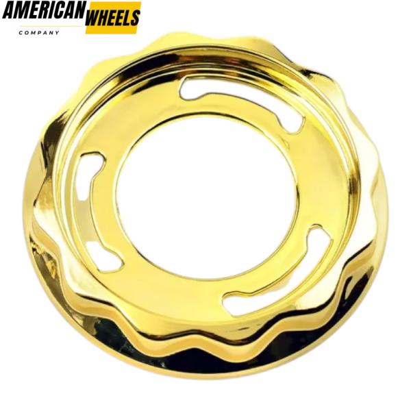 4pcs BBS 101mm 3 31/32in Wheel Center Cap Parts #09.24.383 Chrome Gold - 20214674GD - Image 4