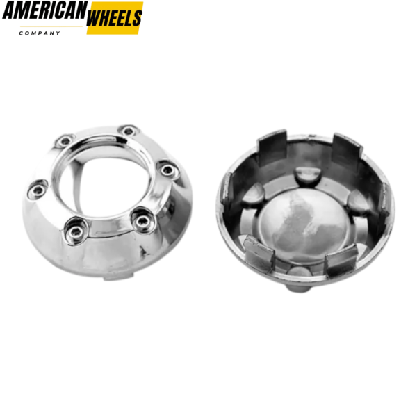 4pcs 68mm 2 21/32in Wheel Center Caps Chrome - Image 4