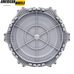 1pc Chevrolet 220mm 8 21/32in Wheel Center Hub Caps Silver - 20274095 - Image 2