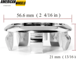 57mm (2.23in) 2001-2009 Toyota Prius Wheel Rim Cover Base - Image 9