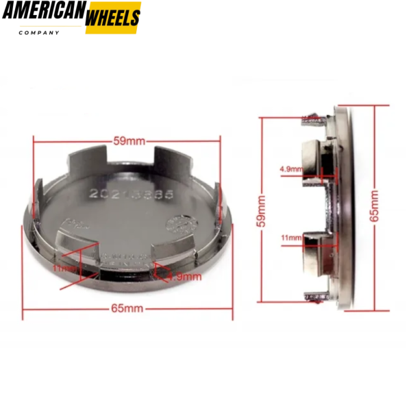 65mm (2.56in) for Ford Mustang F150 Volkswagen Jetta Center Caps #BR3Z-1130-B - 20213665 - Image 18