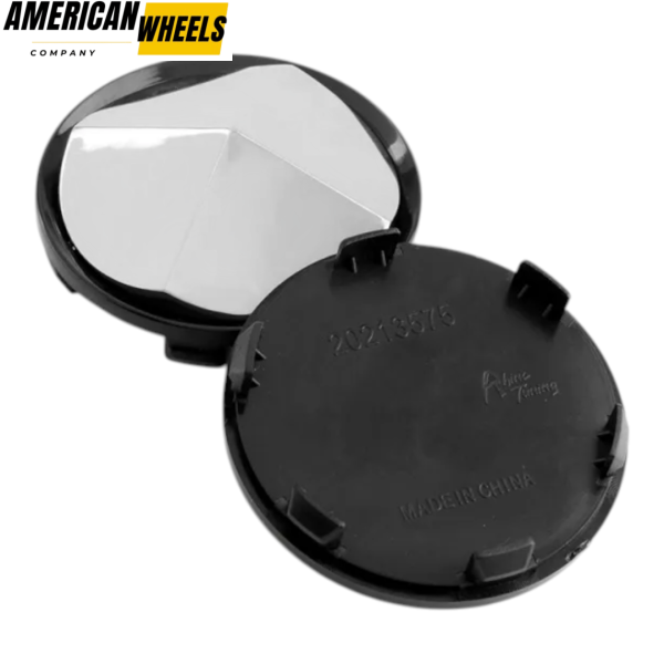 4pcs Saturn Vauxhall Opel 64mm 2 1/2in Wheel Center Caps #13214658 Black Base - 20277066BKx4[14371+13575BK]x4 - Image 3