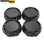 60mm 2.36in Custom Snap-On Universal Wheel Center Caps - 20214350