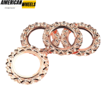 4pcs BBS Wheel Center Fitment 151mm 5 15/16in #09.23.134 Rose Gold - Image 5