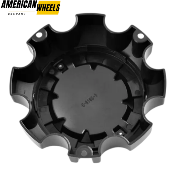 1pc 167mm 6 9/16in Wheel Center Cap #C-816S Matt Black - 20214755 - Image 4