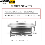 56mm (2.2in) for Maserati and Ferrari Wheel Hub Caps #387201362 #108947 - Image 10