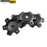 4pcs Black Rhino 113mm 4/16in Wheel Center Caps #C-728 Matte Black - Image 5