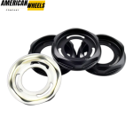 101.5mm BBS Wheel Center Caps Six-Sided Aftermarket Replacement Rim Caps #09.24.206 4pcs - 20214673 - Image 2