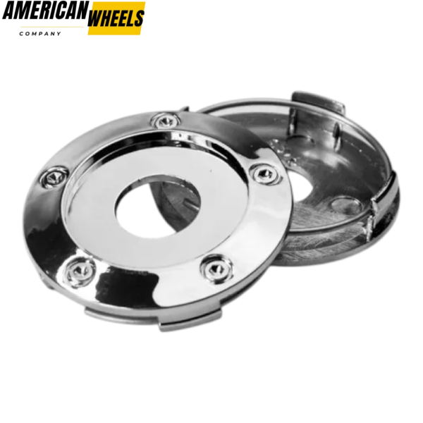 4pcs 65mm 2 9/16in Wheel Center Caps Silver - Image 7