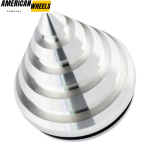54mm Conical Spiral Nissan & Infiniti Wheel Center Rim Caps Replacement Set of 4- 20214633 - Image 8