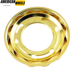 4pcs BBS 101mm 3 31/32in Wheel Center Cap Parts #09.24.383 Chrome Gold - 20214674GD - Image 5