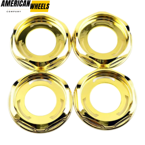 101.5mm BBS Wheel Center Caps Six-Sided Aftermarket Replacement Rim Caps #09.24.206 4pcs - 20214673 - Image 8