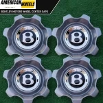 4pcs Bentley Flying Spur Center Cap OEM Continental 21 in 7 Twin Spoke Wheel