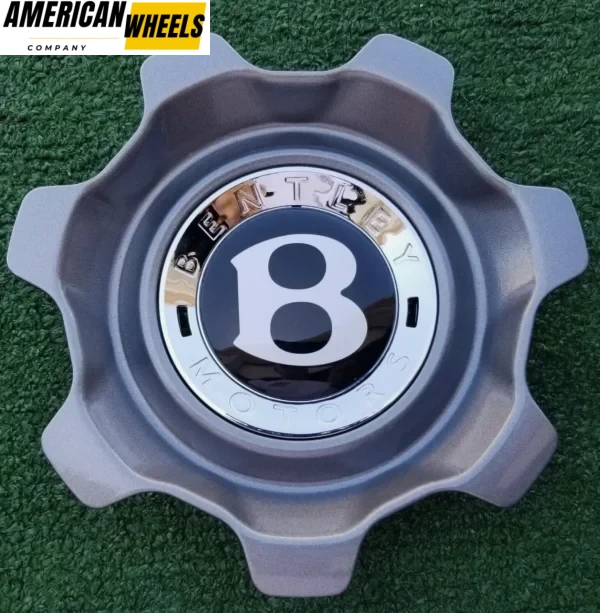 4pcs Bentley Flying Spur Center Cap OEM Continental 21 in 7 Twin Spoke Wheel - Image 4