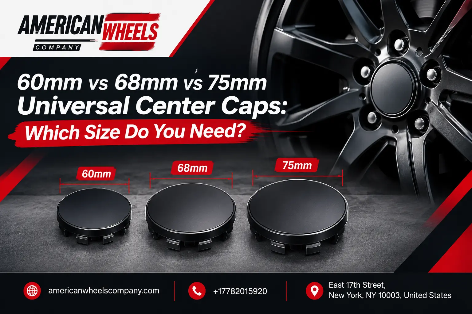 Universal Center Cap Sizes
